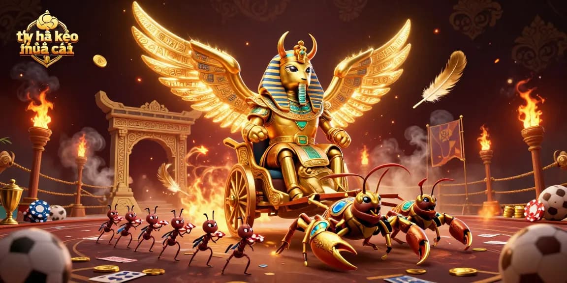 Engage with accurate tỷ lệ kèo nhà cái visuals using vibrant scene of sports betting activities and animated characters.