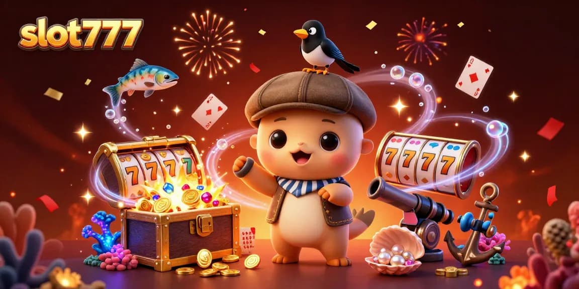 Experience the excitement of slot777 with underwater treasures and lively characters!
