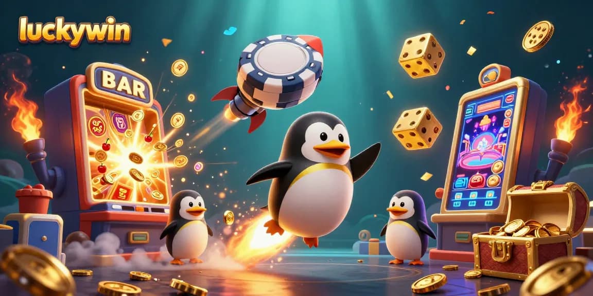 Experience luckywin’s thrilling casino adventure with vibrant characters and winning slots.