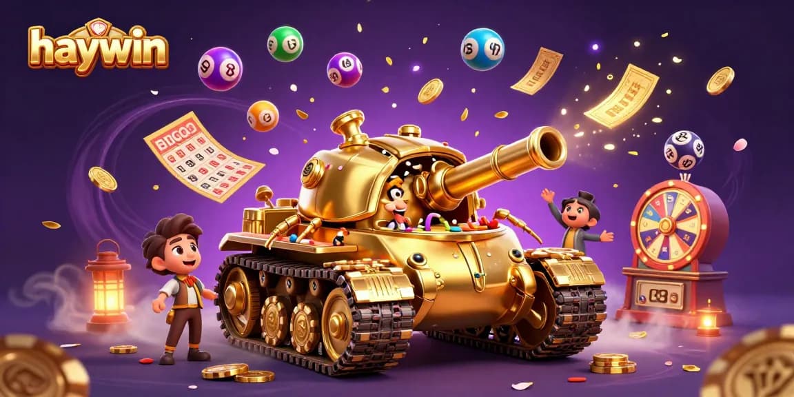 Experience the excitement of Haywin's dynamic casino environment with vibrant lottery activities.