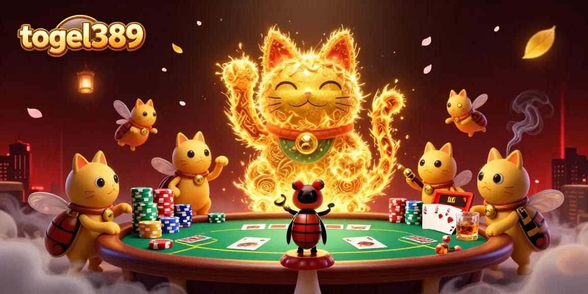 Experience thrilling gameplay with togel389 through a 3D illustration of luck and strategy in action.