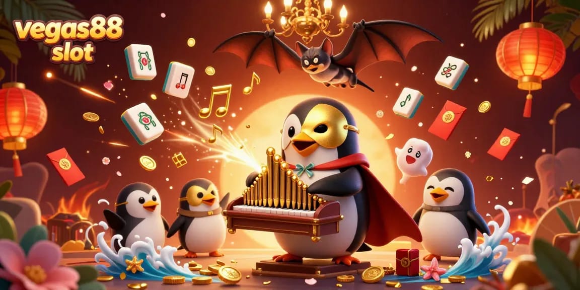 Pemain slot vegas88 slot meraih kemenangan dalam suasana kasino yang bersinar dan megah.