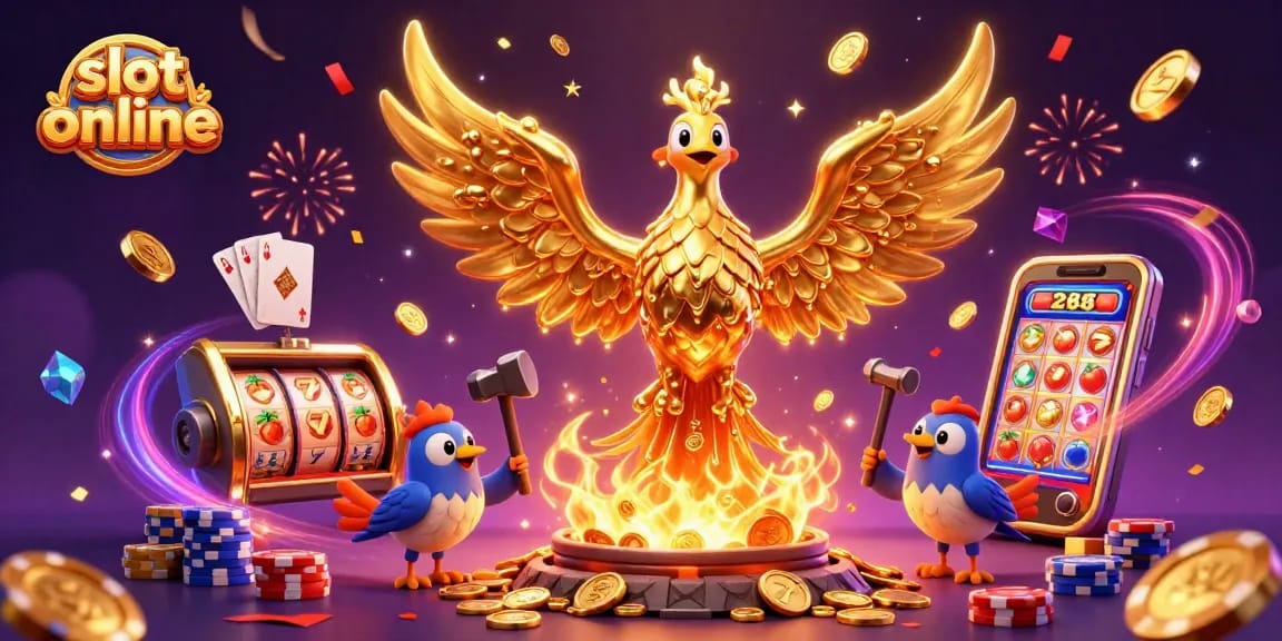 Mainkan slot online dengan mesin slot luar biasa yang dipenuhi koin emas dan simbol keberuntungan.