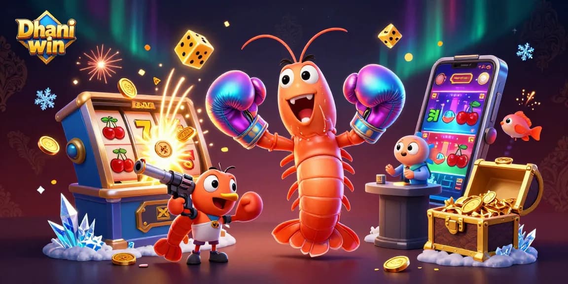 Dive into the Dhani win action with vibrant slot machines and lively sea critters!