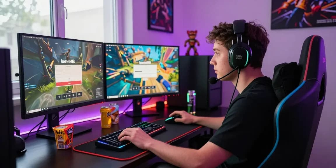 Proses login boswin88 saat bermain game online di ruang permainan