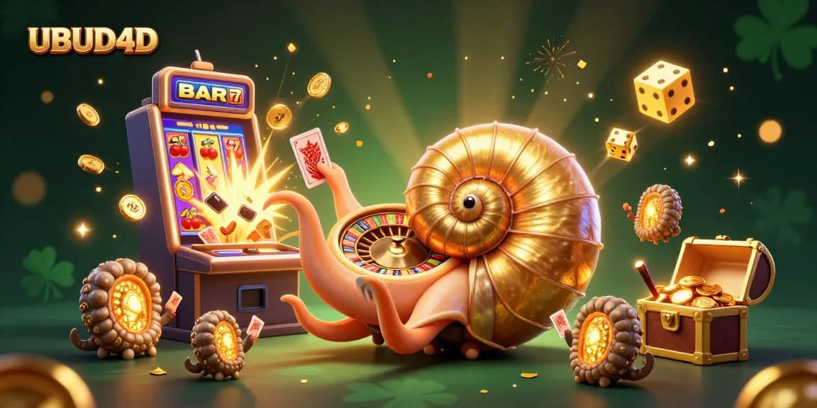 Discover UBUD4D's vibrant slot experiences with a thrilling jackpot explosion from a dynamic gaming scene.