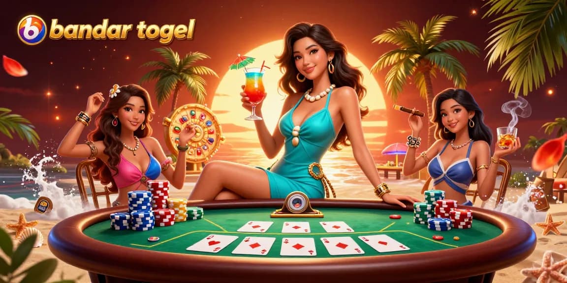 Experience thrilling bandar togel gaming with our stunning beach casino representation.
