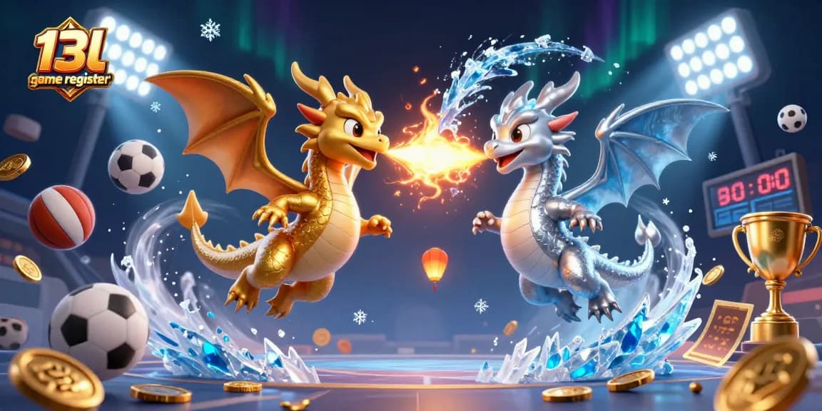 Engage in thrilling gameplay with 13l game register featuring dynamic dragons and sports elements!