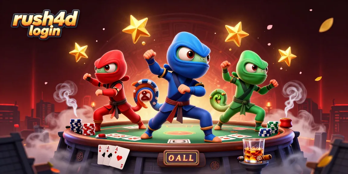 Masukkan rush4d login dan menangkan permainan poker di kasino virtual dengan ninja chameleon.