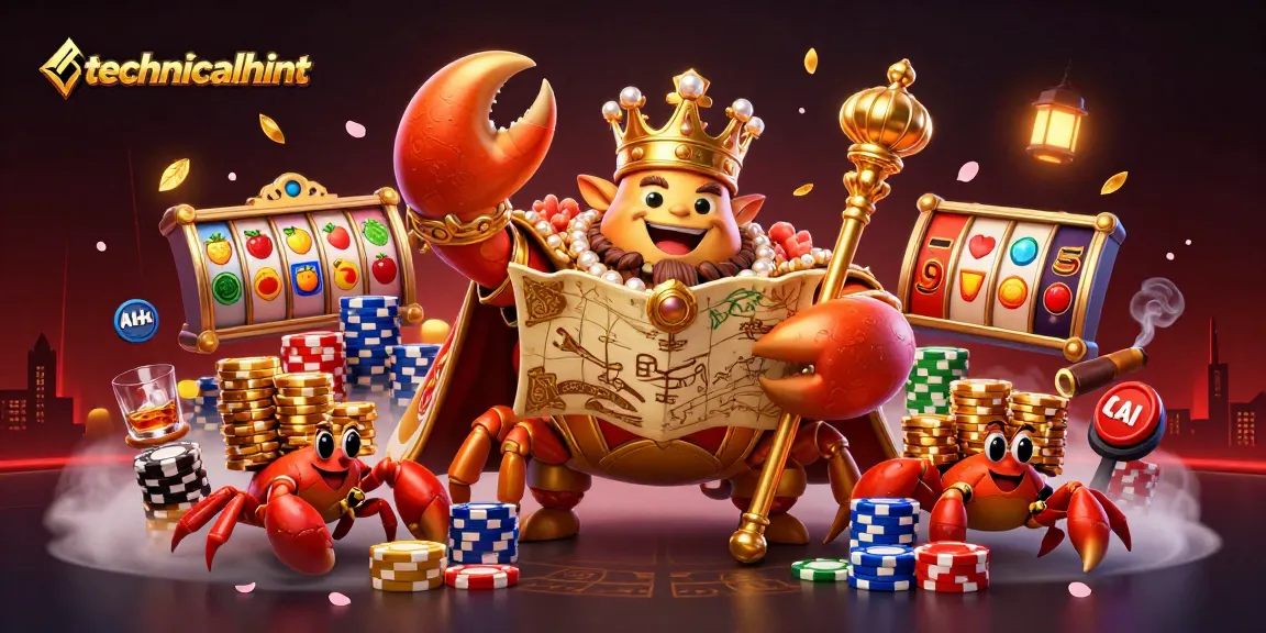 Experience thrilling gameplay with technicalhint in this ultra-detailed casino 3D illustration.