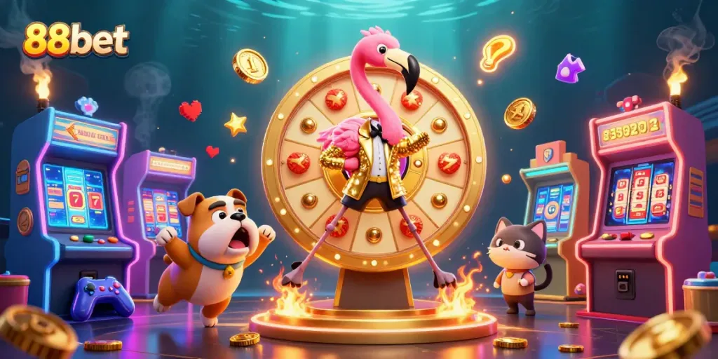 Spin the prize wheel with 88bet’s exciting games, featuring colorful arcade elements and unique rewards.