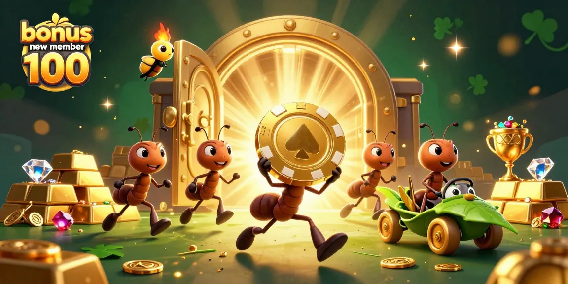 Engage with exciting gameplay featuring bonus new member 100, as animated characters embark on a treasure heist.