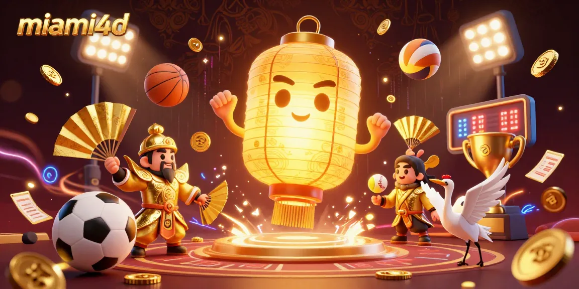 Experience thrilling action at miami4d with vibrant 3D casino gaming elements and dynamic sports symbols.