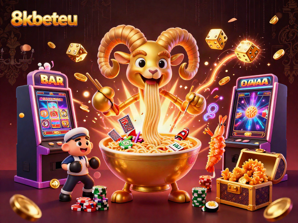 Experience thrilling gameplay at 8kbeteu with vibrant 3D casino characters and dynamic elements.