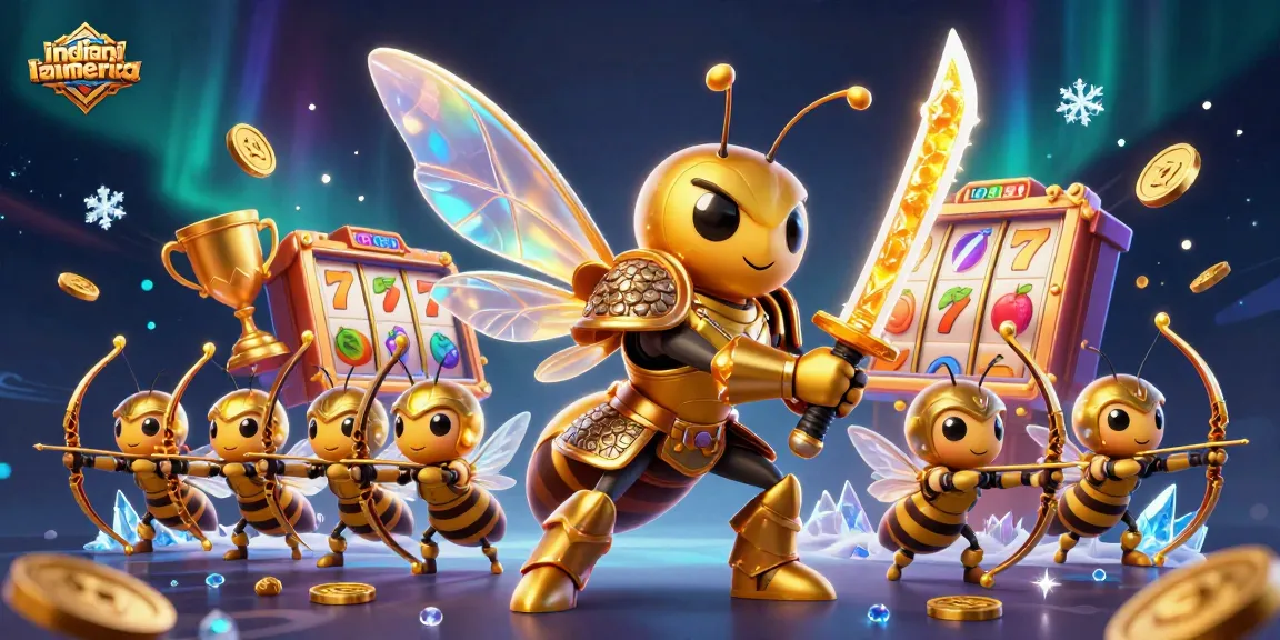 Spin the reels of indianiamerica's thrilling slots with epic golden hornet warriors!