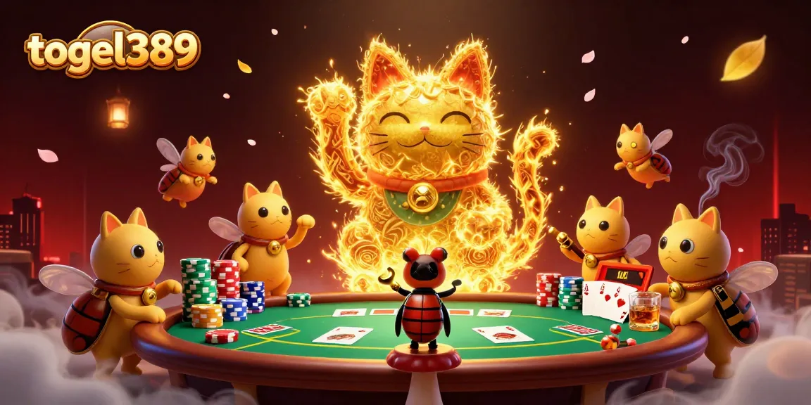 Experience thrilling gameplay with togel389 through a 3D illustration of luck and strategy in action.