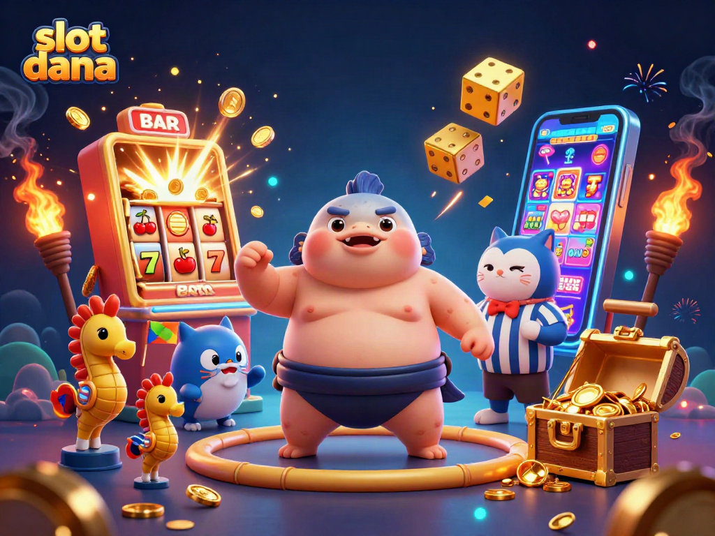 Slot dana: mendalami keseruan mesin slot dengan energi jackpot dalam ilustrasi 3D