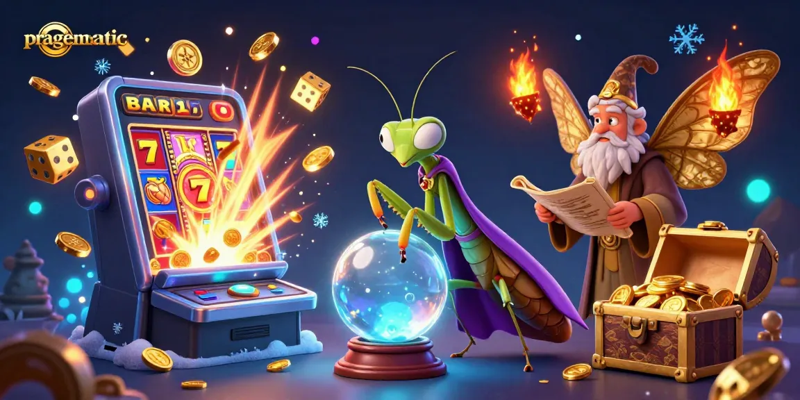 Experience the thrilling world of pragmatic slots with vibrant characters, dynamic game elements, and colorful casino atmosphere.