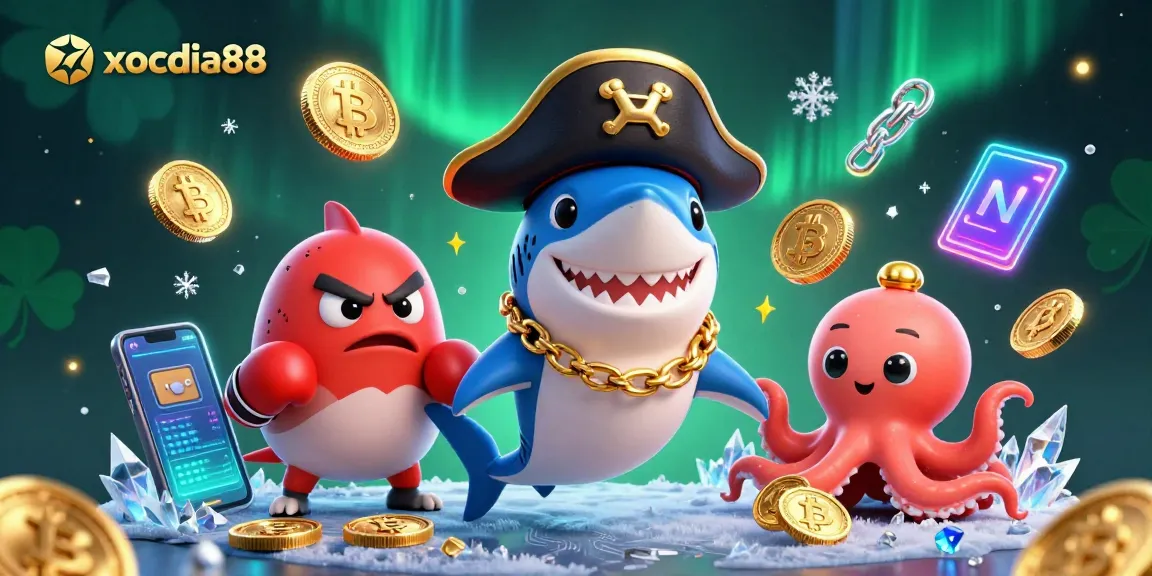 Join the action at xocdia88 with a vibrant scene showcasing thrilling crypto casino gameplay.