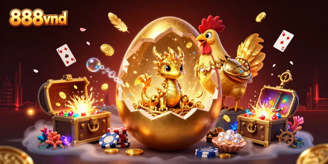 Experience thrilling wins with 888vnd's vibrant casino world, featuring golden treasures and captivating gameplay.