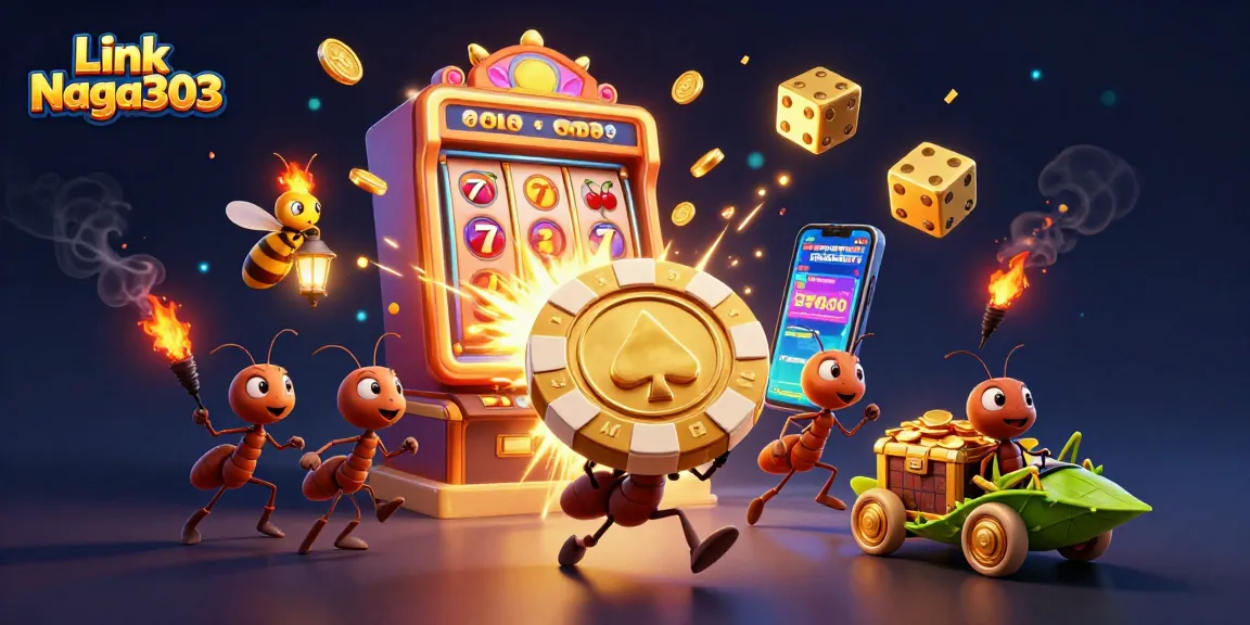 Engage with Link Naga303 as a cartoon team of ants performs a thrilling casino heist.