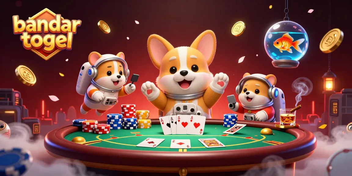 Bandar togel menyajikan suasana permainan dengan karakter kartun imut di luar angkasa.