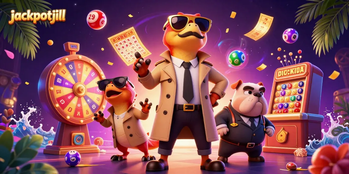 Watch the jackpotjill trio of raptors comically try to enter a VIP casino while elements of fun gambling surround them.