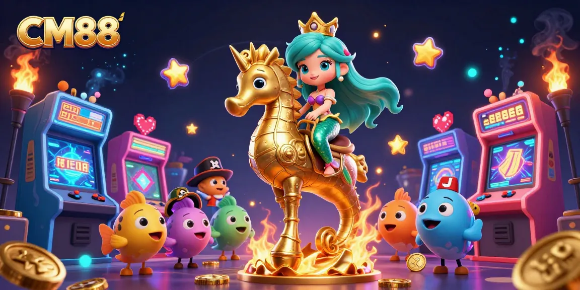 Experience thrilling gameplay at CM88 with colorful characters and casino elements!