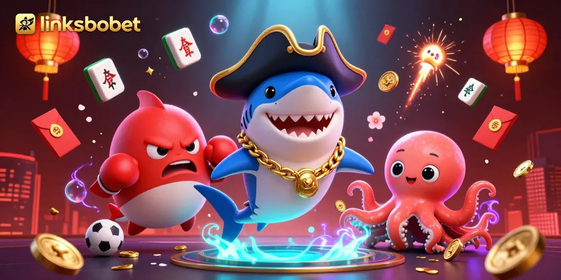 Bet and win with link sbobet while enjoying a vibrant 3D casino experience with dynamic characters and elements.