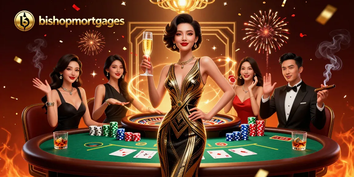 Experience the excitement of gaming with bishopmortgages as elegant characters engage in casino entertainment.