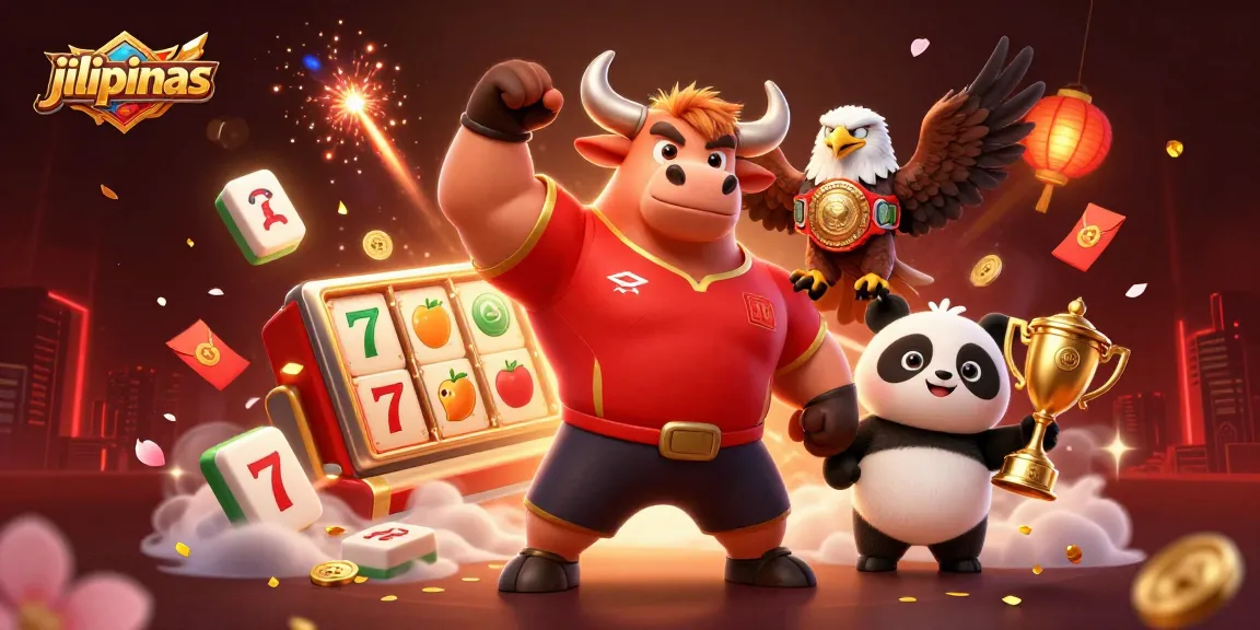 Experience the excitement of jilipinas with slot reels, lucky 7s, and vibrant casino elements.