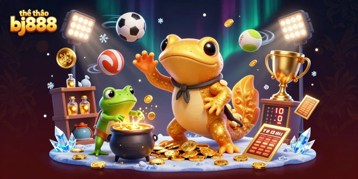 Experience thrilling sports betting action at thể thao bj888 with an exciting illustration of vibrant 3D elements.