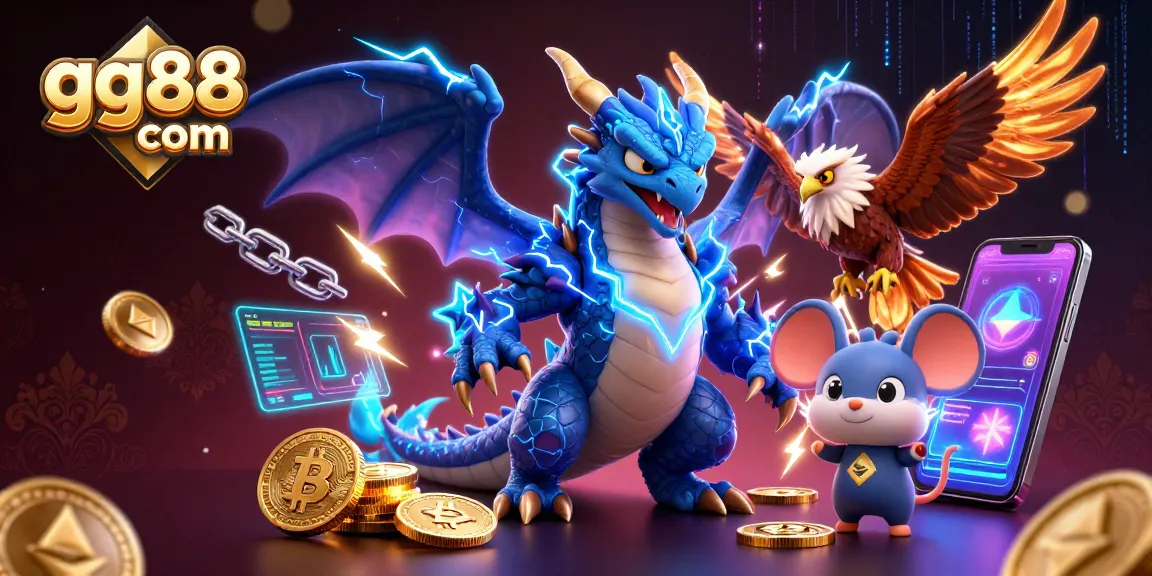 Engage in thrilling games at gg88 com with powerful dragon and electric elements