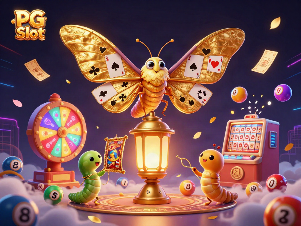 Engage with PG Slot excitement through vibrant scenes of casino adventure and winning elements.