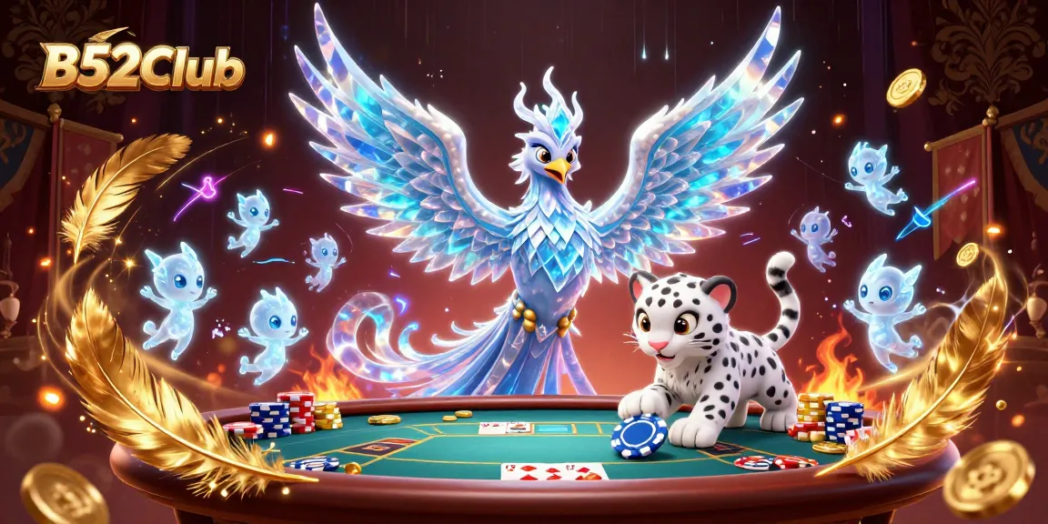 Engage in vibrant gameplay with B52Club’s poker scene, featuring lively characters and exciting elements.