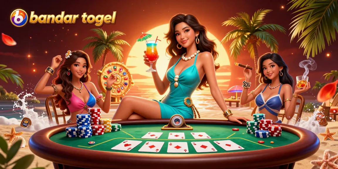 Experience thrilling bandar togel gaming with our stunning beach casino representation.
