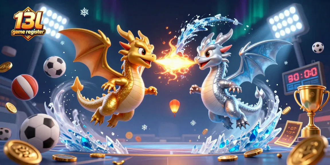 Engage in thrilling gameplay with 13l game register featuring dynamic dragons and sports elements!