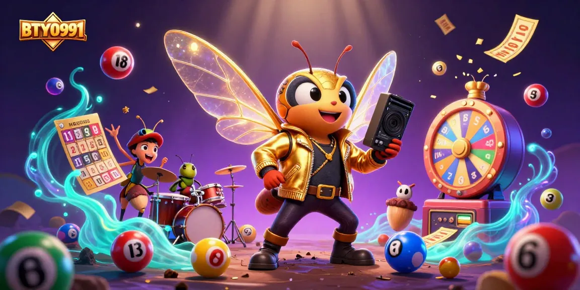 Win exciting prizes with BTY0991 in a vibrant lottery-themed 3D digital illustration.