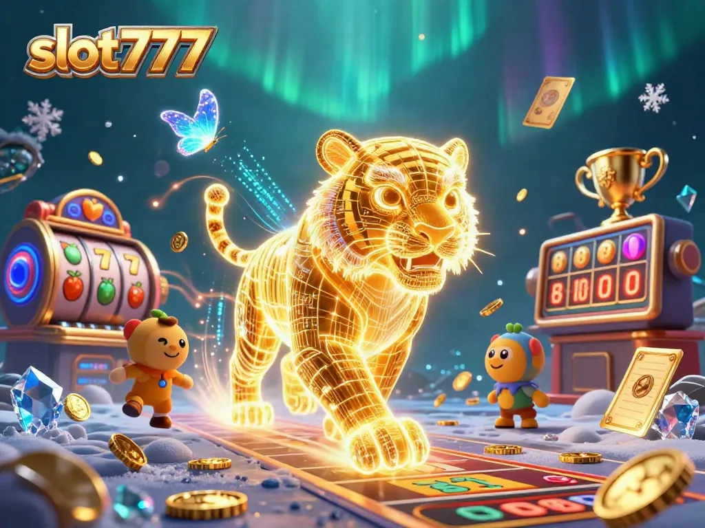 Putar slot777 secara menarik dengan simbol slot dan jackpot di kasino digital.