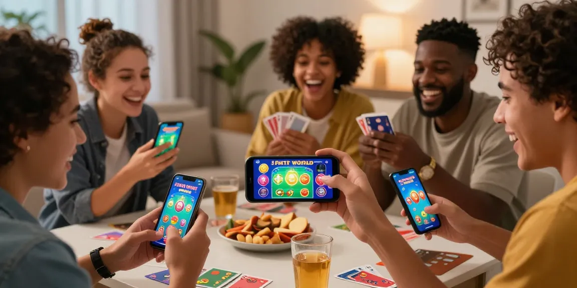 Friends enjoying 3 Patti World mobile gaming, showcasing the vibrant Access Site for online card games.