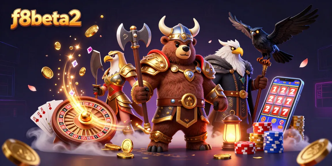 Experience the excitement of f8beta2 with vibrant scenes of thrilling casino action and winning moments.